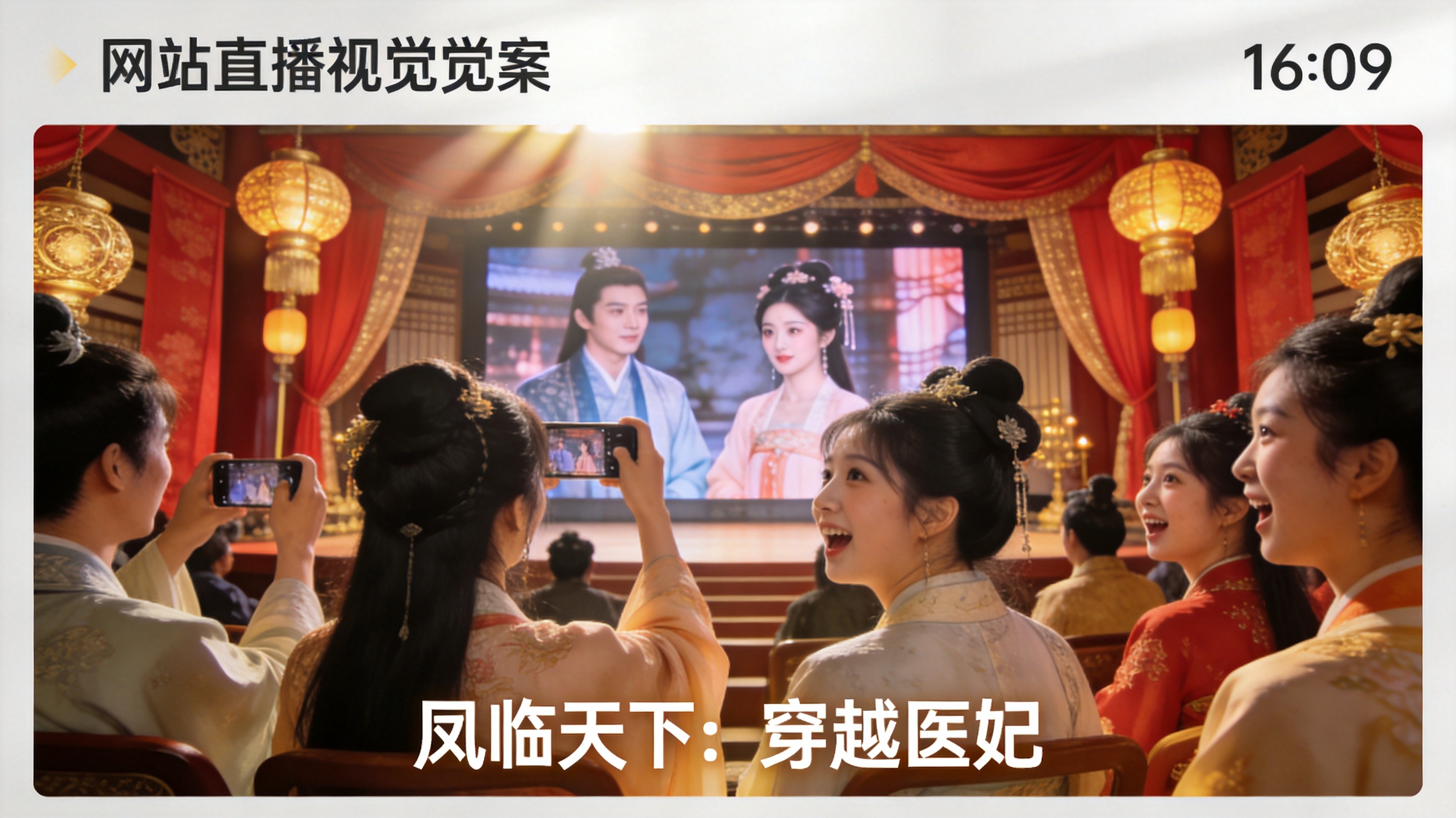《凤临天下：穿越医妃》主视觉海报